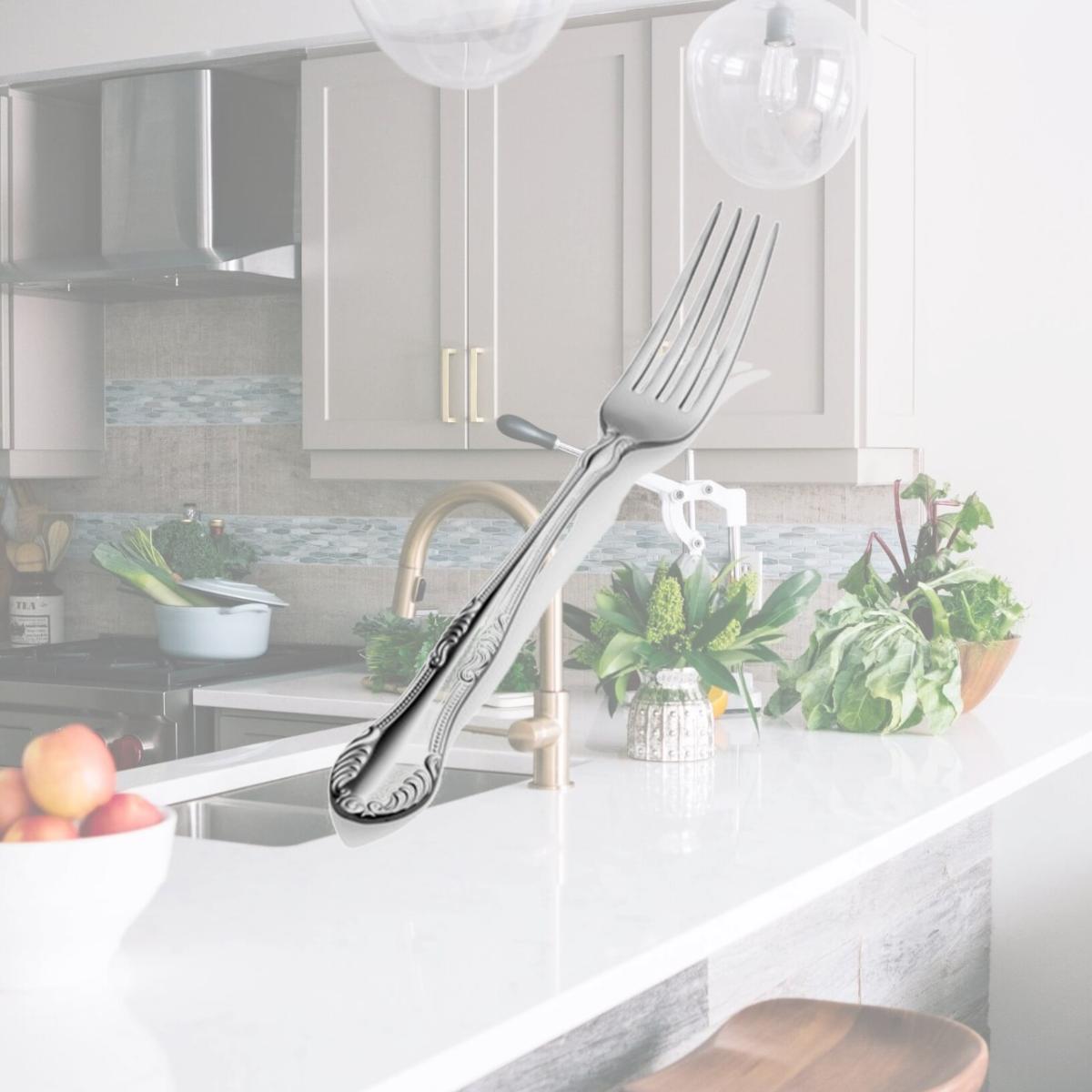 Picture of Bon Chef S2506 8.11 in. Elegant Euro Dinner Fork, Pack of 12