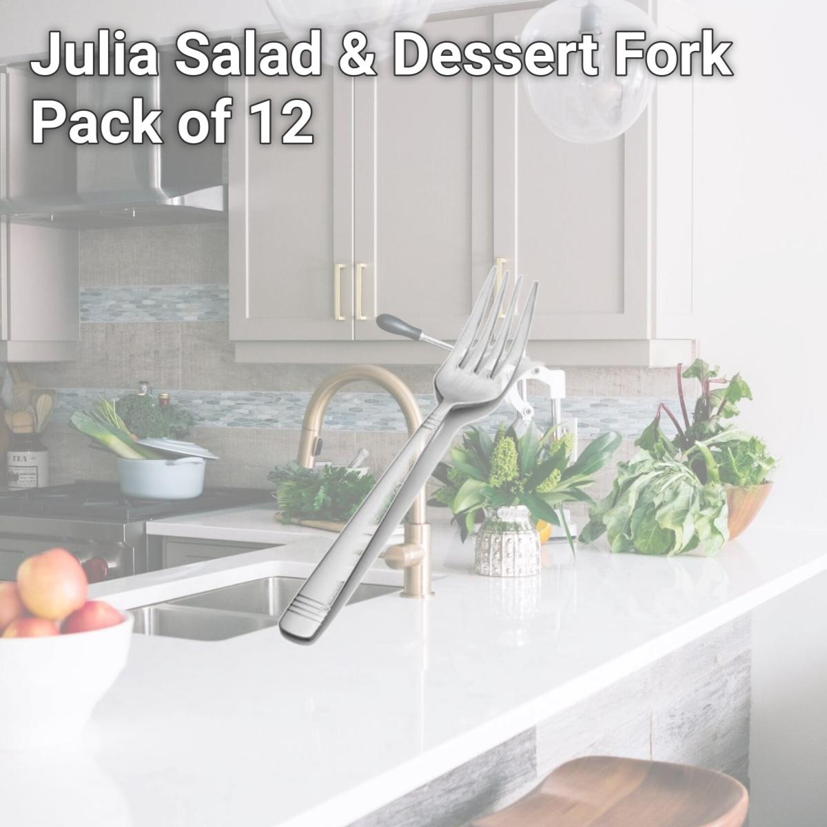 Picture of Bon Chef S2607 Julia Salad & Dessert Fork, Pack of 12