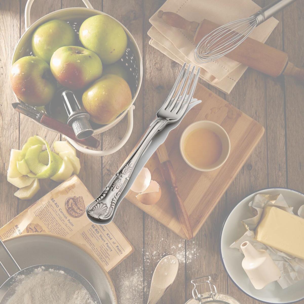 Picture of Bon Chef S2706 8.11 in. Kings Euro Dinner Fork, Pack of 12