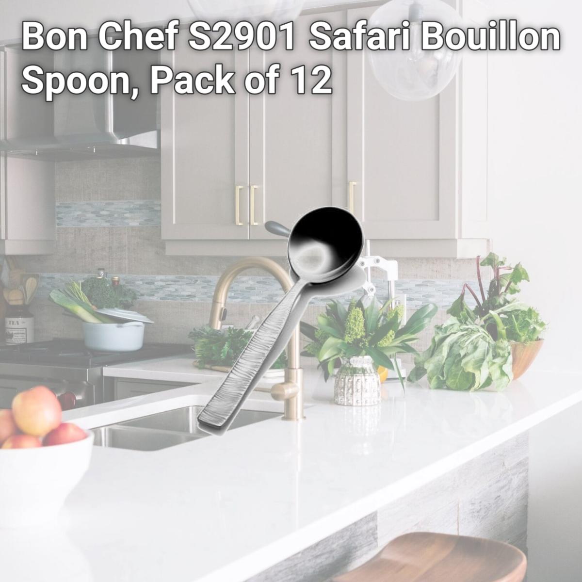 Picture of Bon Chef S2901 Safari Bouillon Spoon, Pack of 12