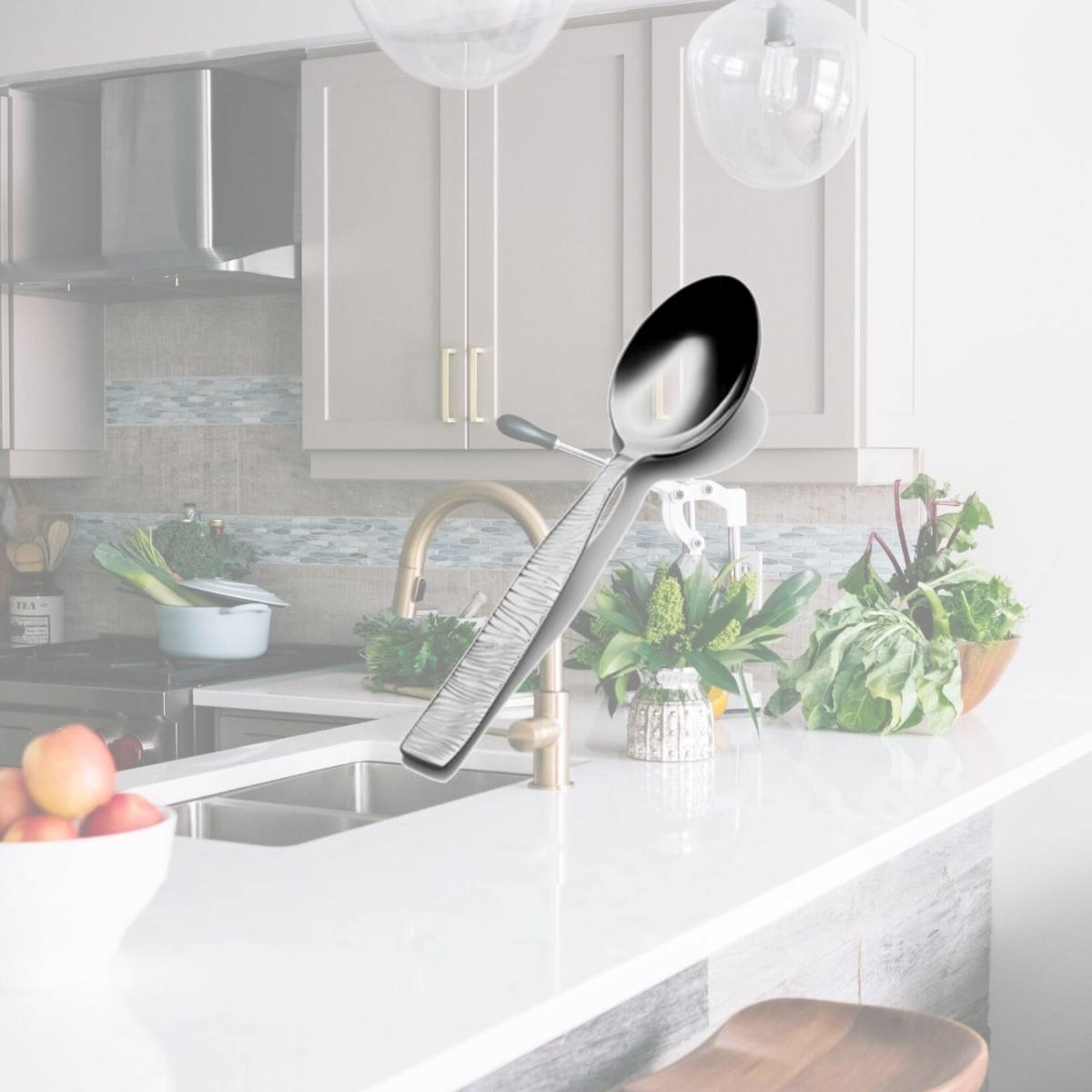 Picture of Bon Chef S2903 Safari Soup & Dessert Spoon, Pack of 12