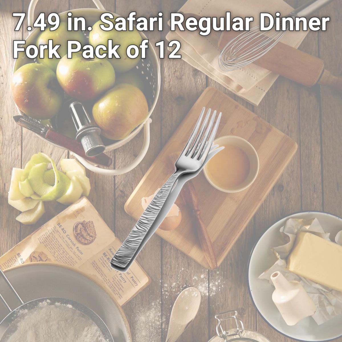 Picture of Bon Chef S2905 7.49 in. Safari Regular Dinner Fork, Pack of 12