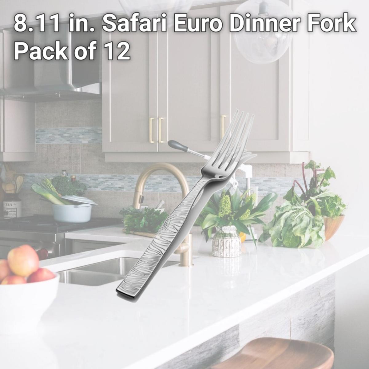 Picture of Bon Chef S2906 8.11 in. Safari Euro Dinner Fork, Pack of 12