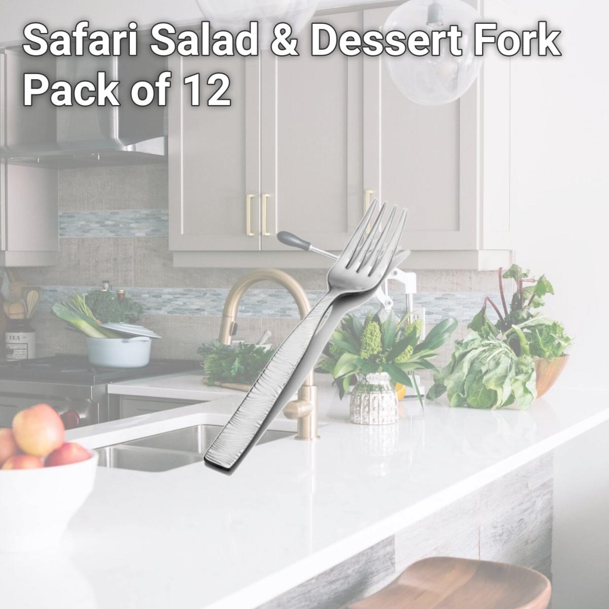 Picture of Bon Chef S2907 Safari Salad & Dessert Fork, Pack of 12