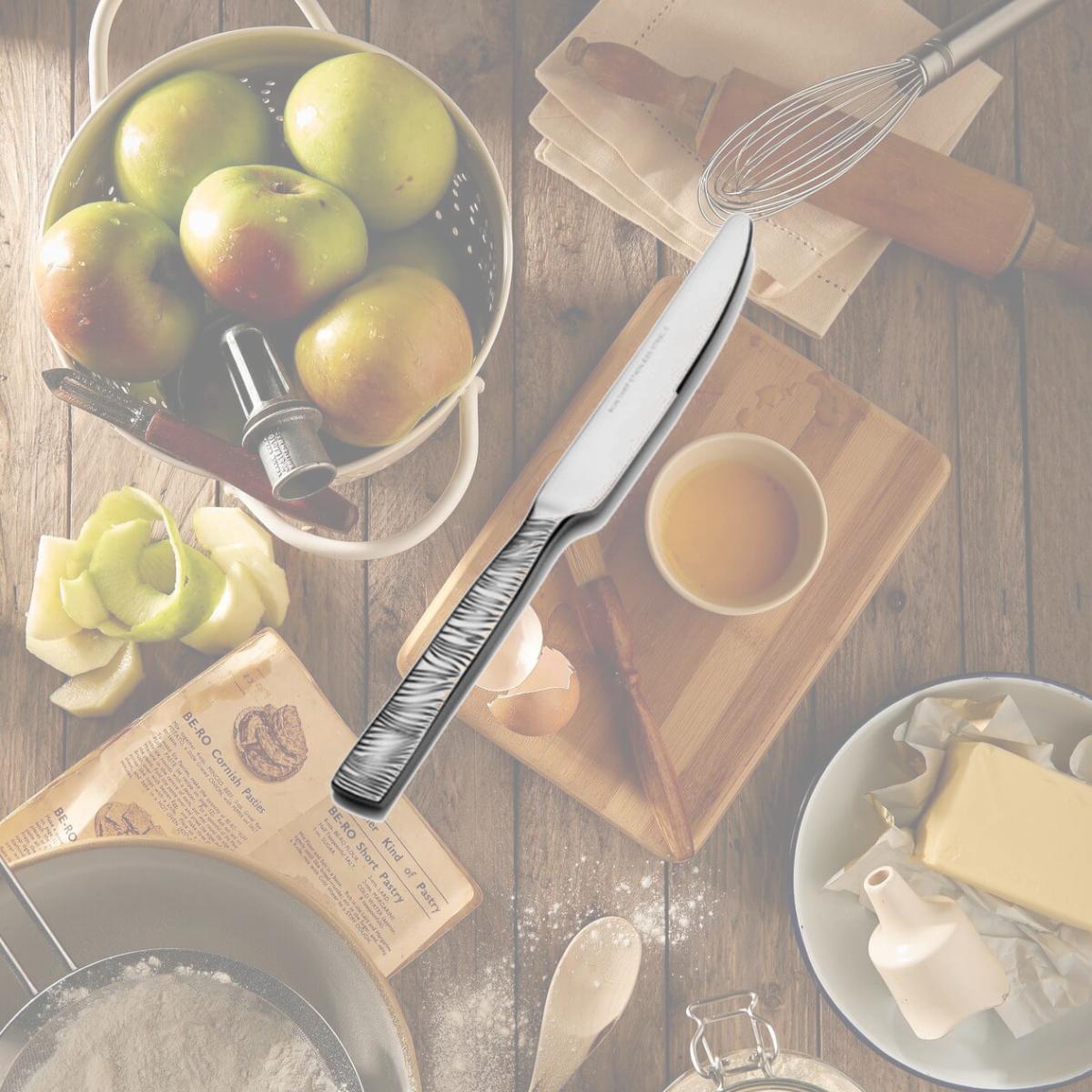 Picture of Bon Chef S2912 9.17 in. Safari Euro Solid Handle Dinner Knife, Pack of 12