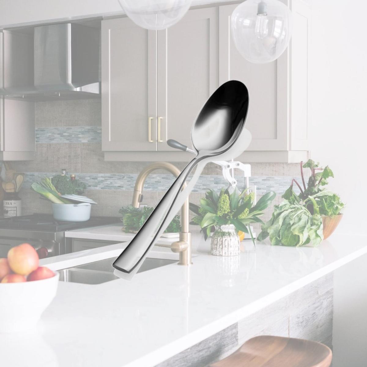 Picture of Bon Chef S3004 8.25 in. Manhattan Table Serving Spoon, Pack of 12