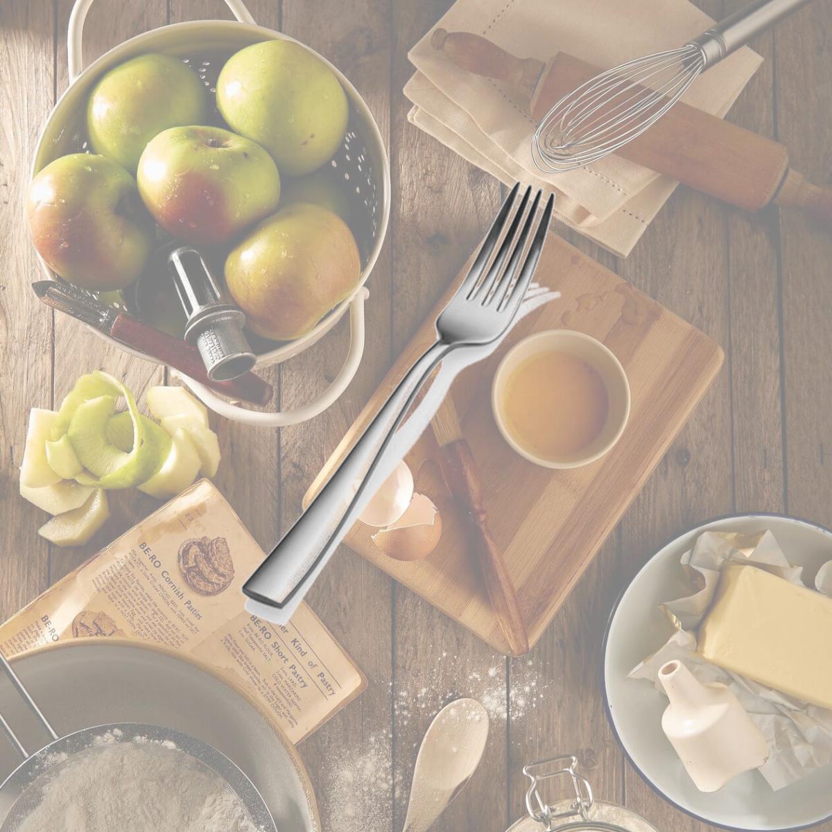 Picture of Bon Chef S3017 8.37 in. Manhattan Euro Dinner Fork, Pack of 12