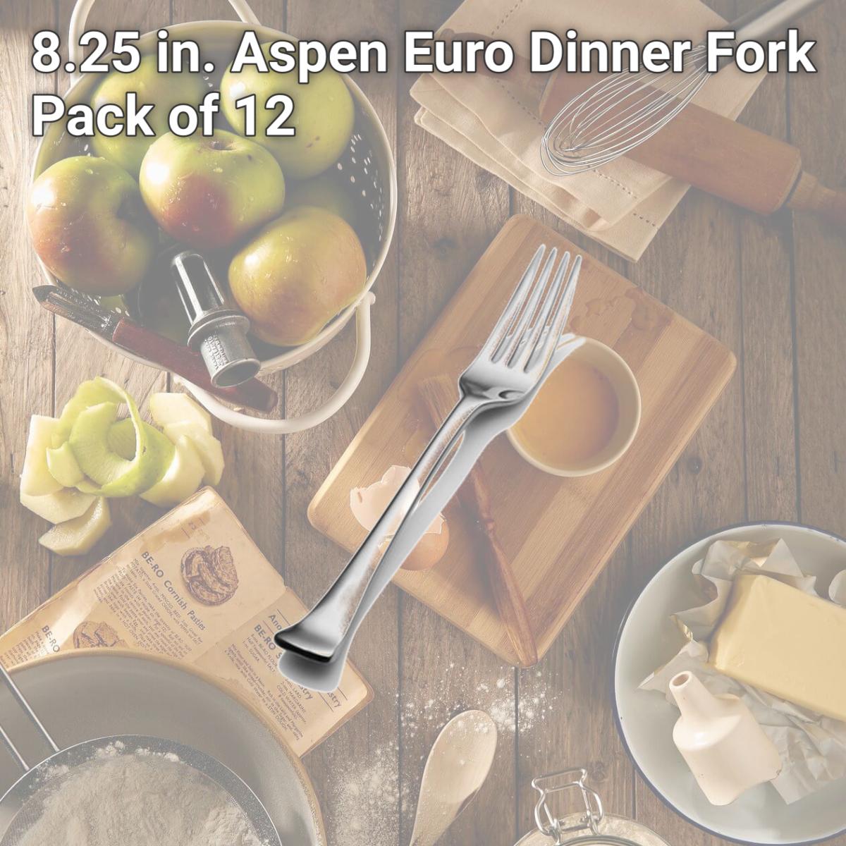 Picture of Bon Chef S3217 8.25 in. Aspen Euro Dinner Fork, Pack of 12