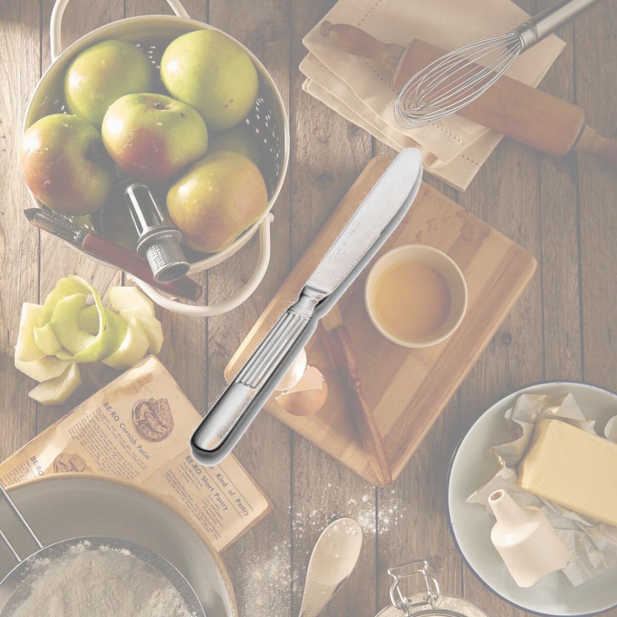 Picture of Bon Chef S3612 9.21 in. Apollo Solid Handle Euro Dinner Knife, Pack of 12