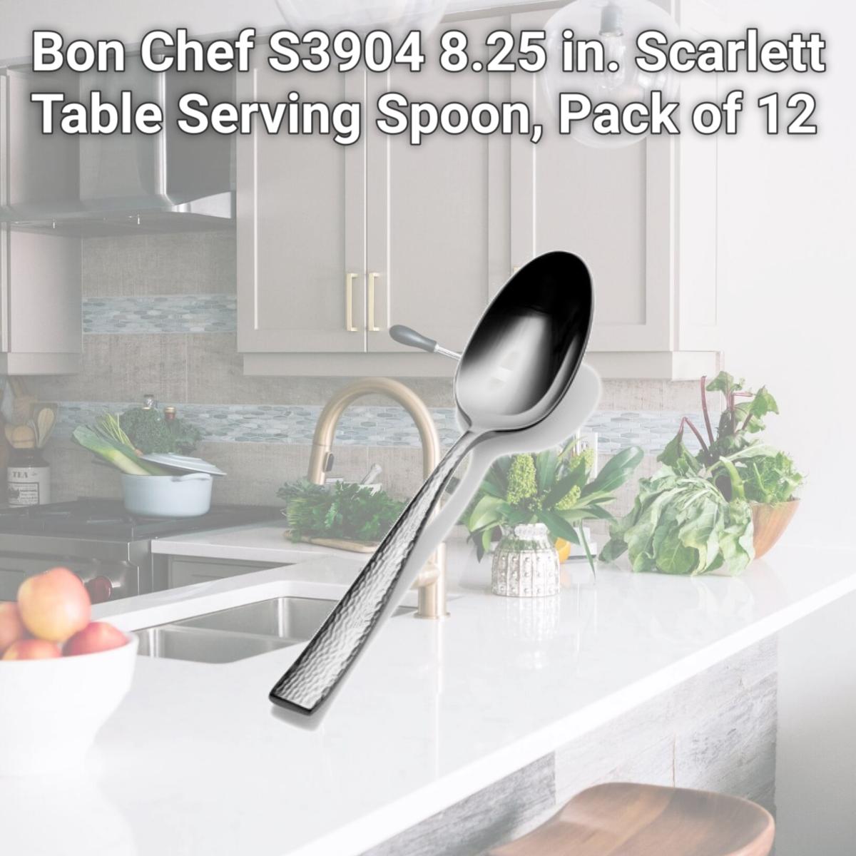 Picture of Bon Chef S3904 8.25 in. Scarlett Table Serving Spoon, Pack of 12