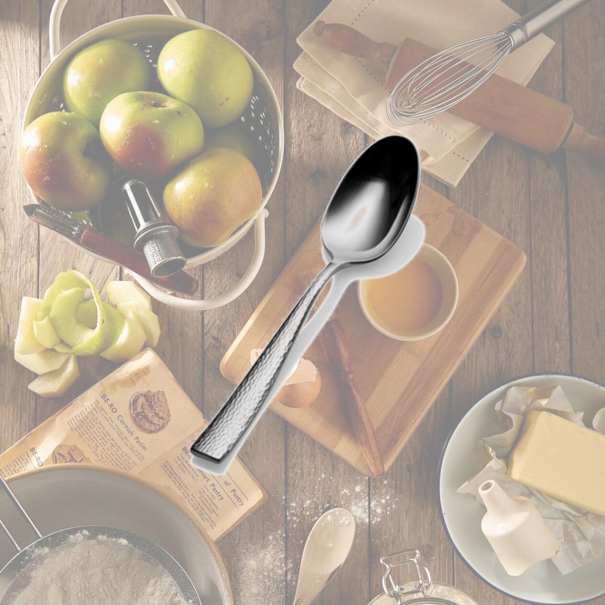Picture of Bon Chef S3904 8.25 in. Scarlett Table Serving Spoon, Pack of 12