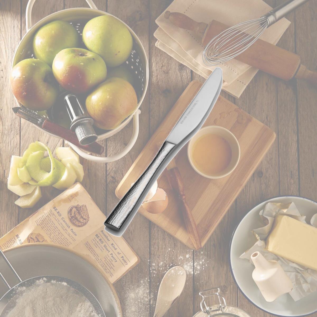 Picture of Bon Chef S3911 9 in. Scarlett Regular Solid Handle Dinner Knife, Pack of 12