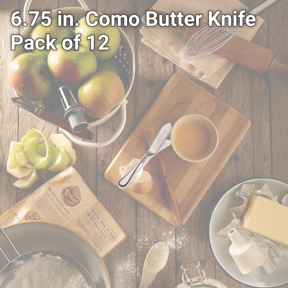 Picture of Bon Chef S4010 6.75 in. Como Butter Knife, Pack of 12