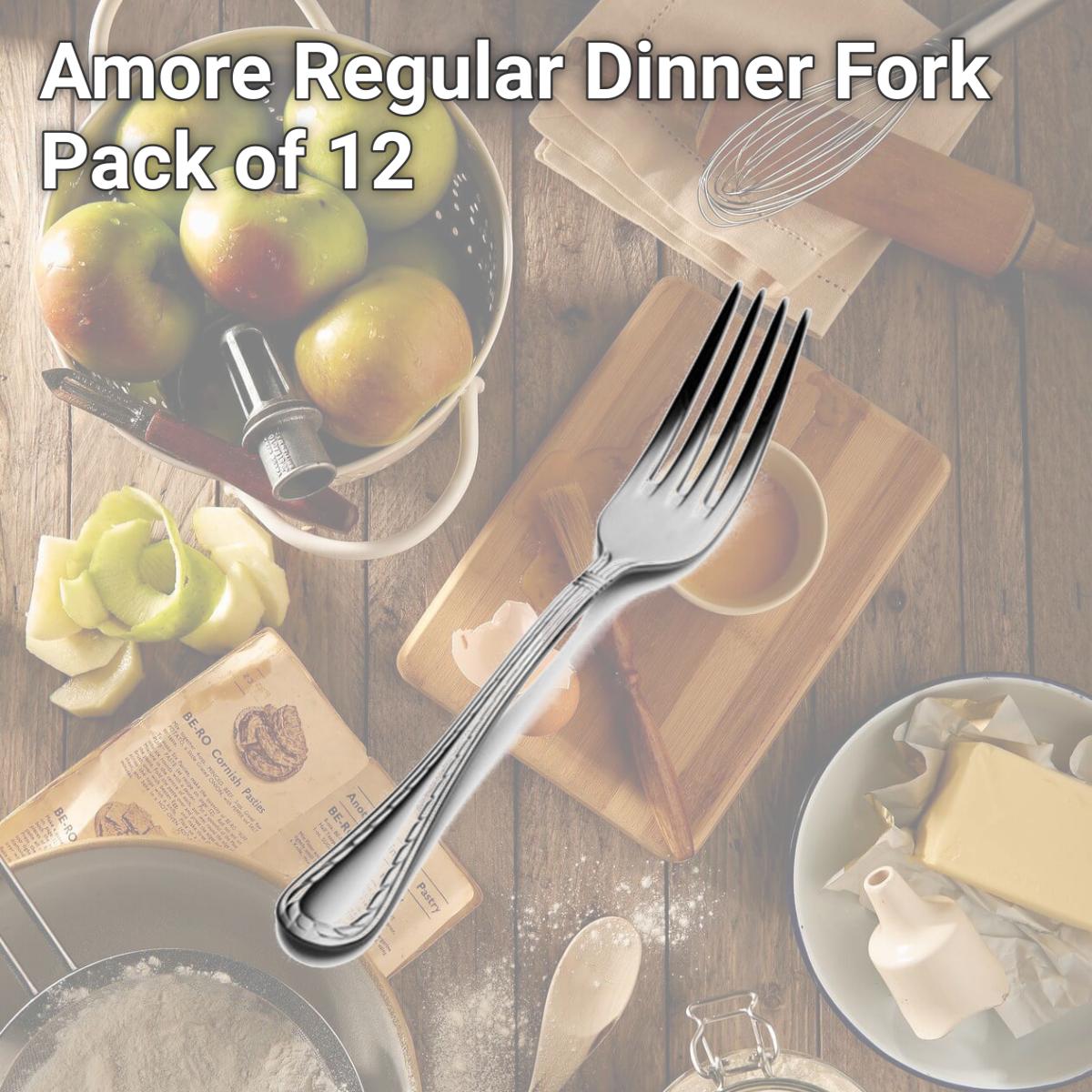 Picture of Bon Chef S405 Amore Regular Dinner Fork, Pack of 12