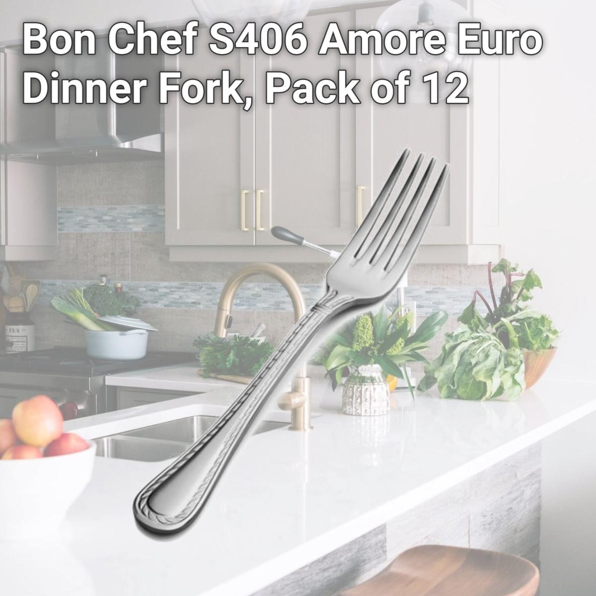 Picture of Bon Chef S406 Amore Euro Dinner Fork, Pack of 12