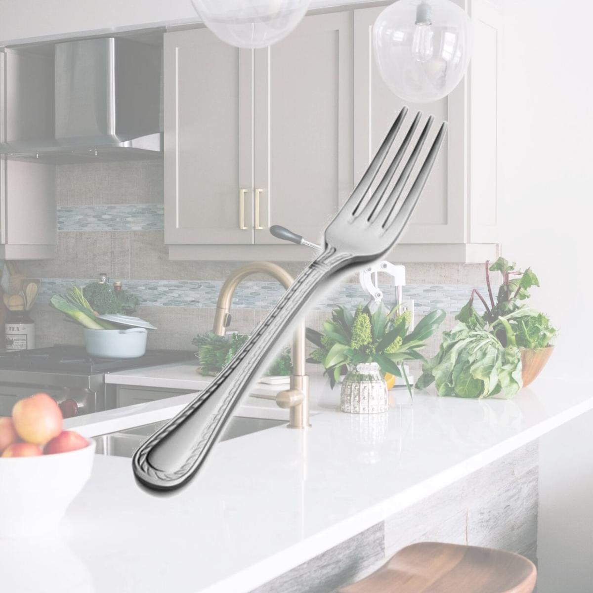 Picture of Bon Chef S406 Amore Euro Dinner Fork, Pack of 12