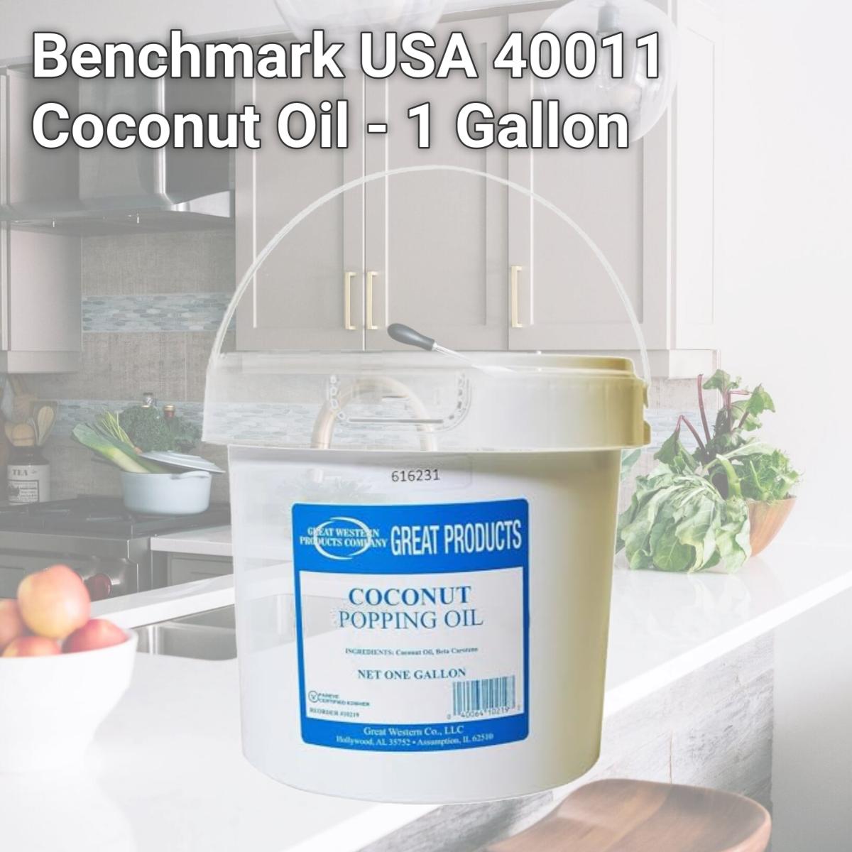 Picture of Benchmark USA 40011 Coconut Oil - 1 Gallon