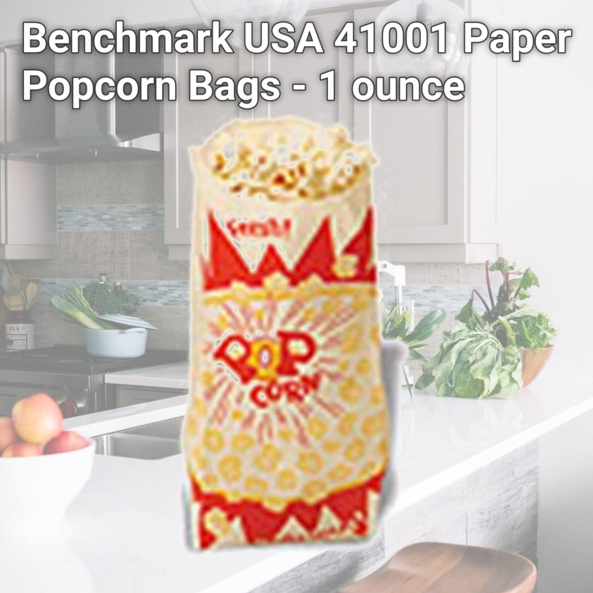 Picture of Benchmark USA 41001 Paper Popcorn Bags - 1 ounce