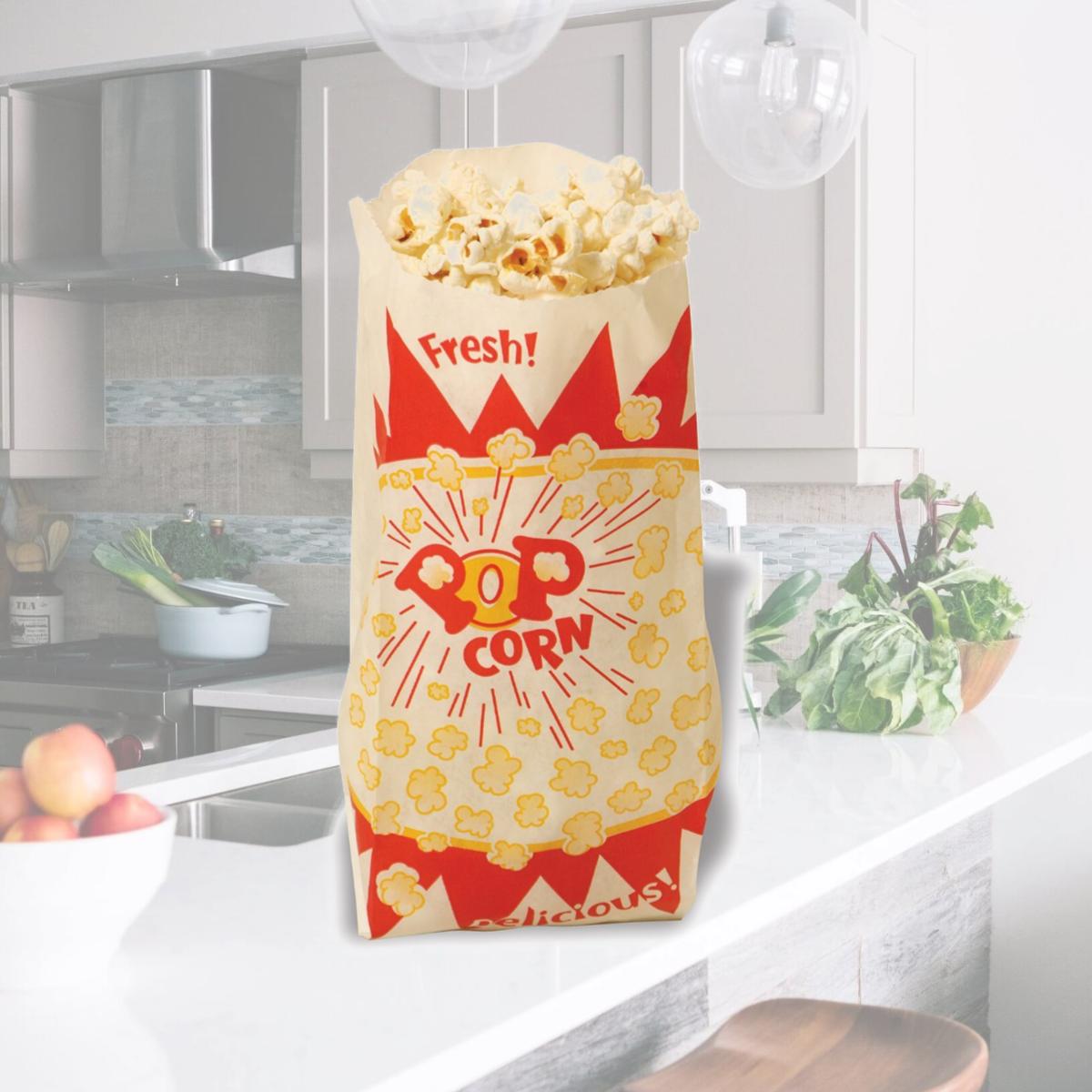 Picture of Benchmark USA 41002 Paper Popcorn Bags - 1.5 ounce