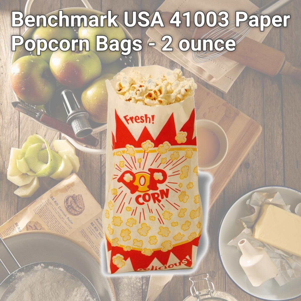 Picture of Benchmark USA 41003 Paper Popcorn Bags - 2 ounce