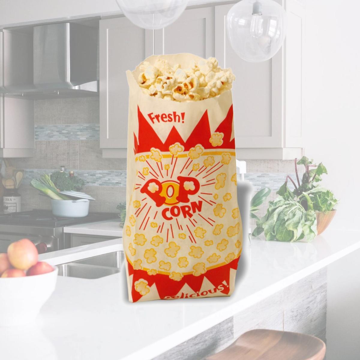 Picture of Benchmark USA 41003 Paper Popcorn Bags - 2 ounce