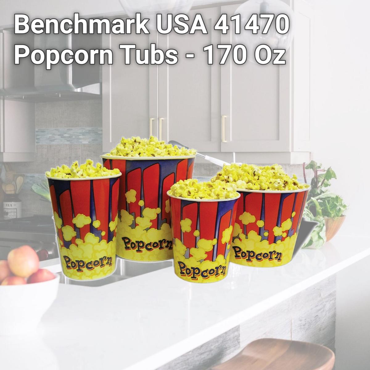 Picture of Benchmark USA 41470 Popcorn Tubs - 170 Oz