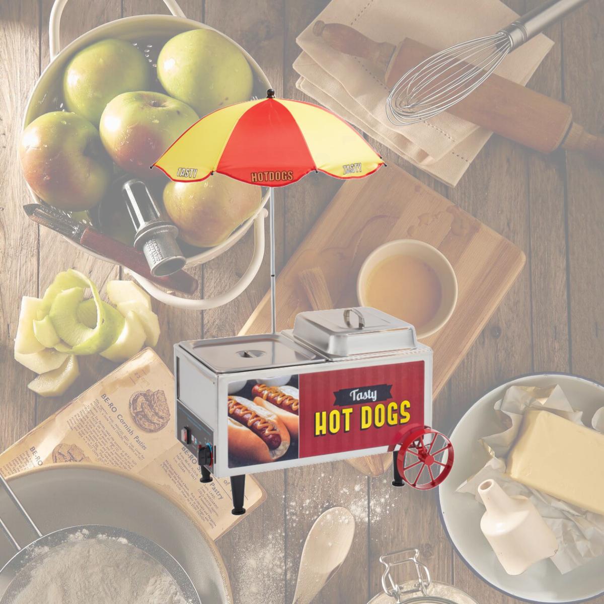 Picture of Benchmark USA 60072 Hotdog Mini Cart Steamer