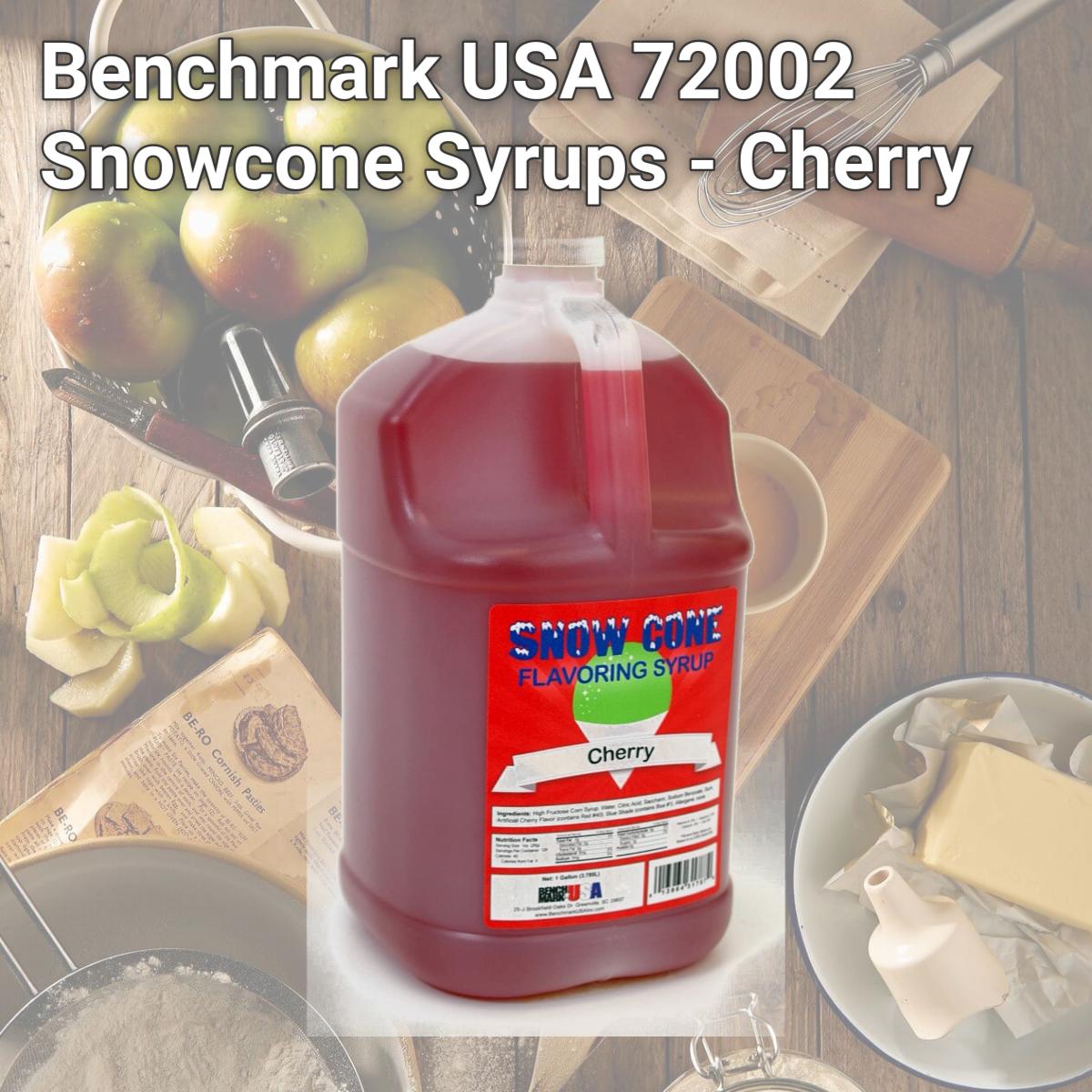 Picture of Benchmark USA 72002 Snowcone Syrups - Cherry