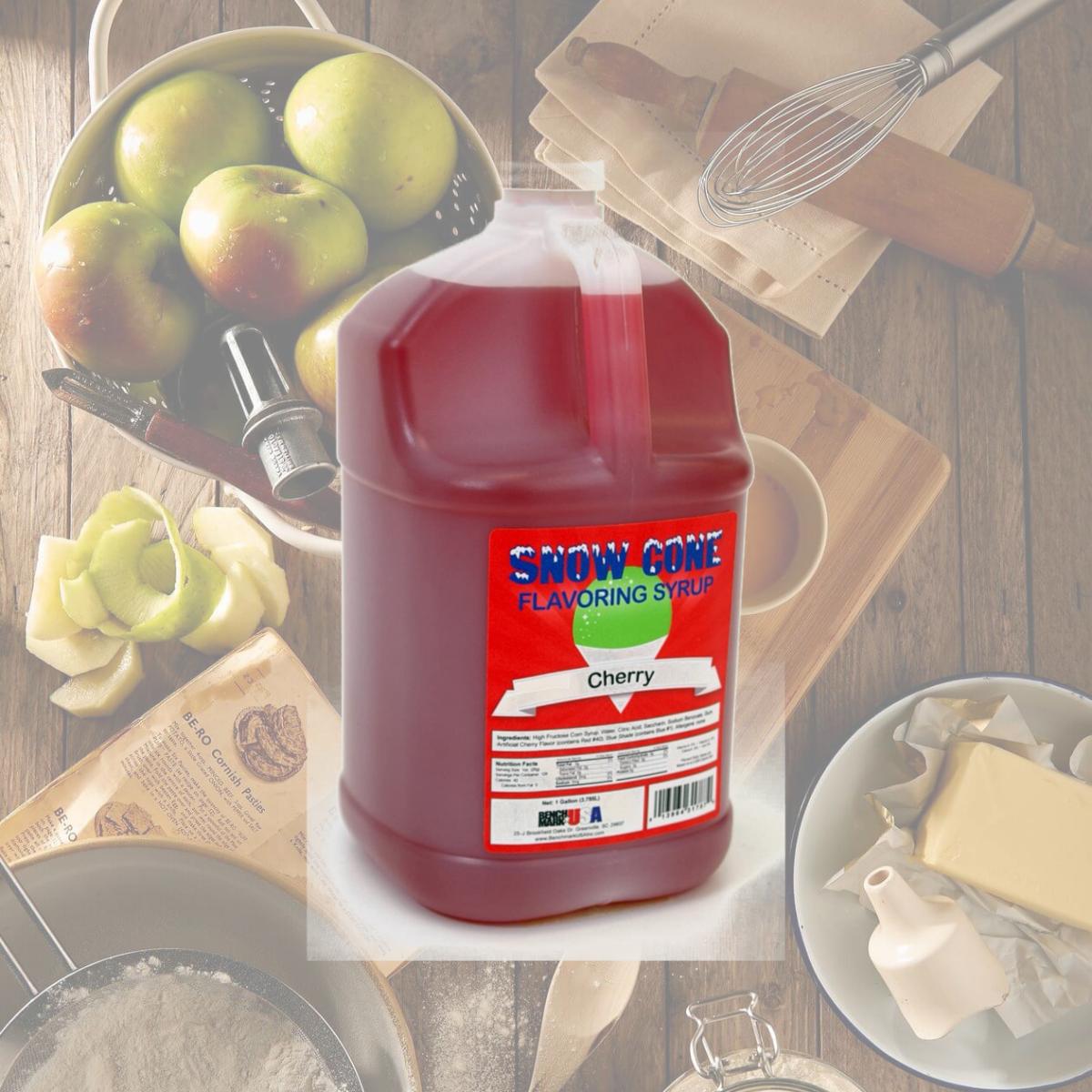 Picture of Benchmark USA 72002 Snowcone Syrups - Cherry