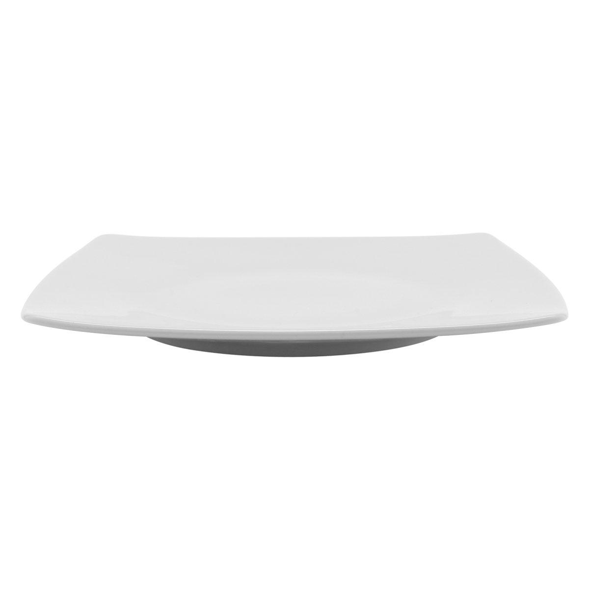 Picture of Winco PA1101912424 9.5 x 9.5 in. Bright White Porcelain Plate, Corona Asia - 2 Dozen