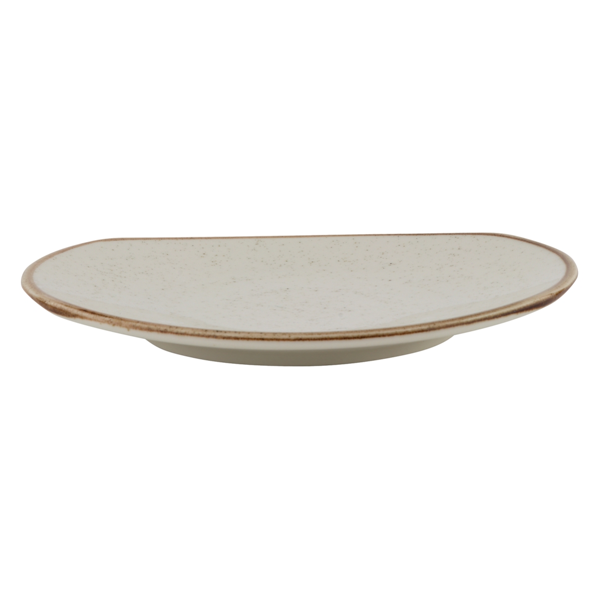 Picture of Winco PP1605722612 10 in. Beige Porcelain Plate, Corona Beige Artisan - 1 Dozen