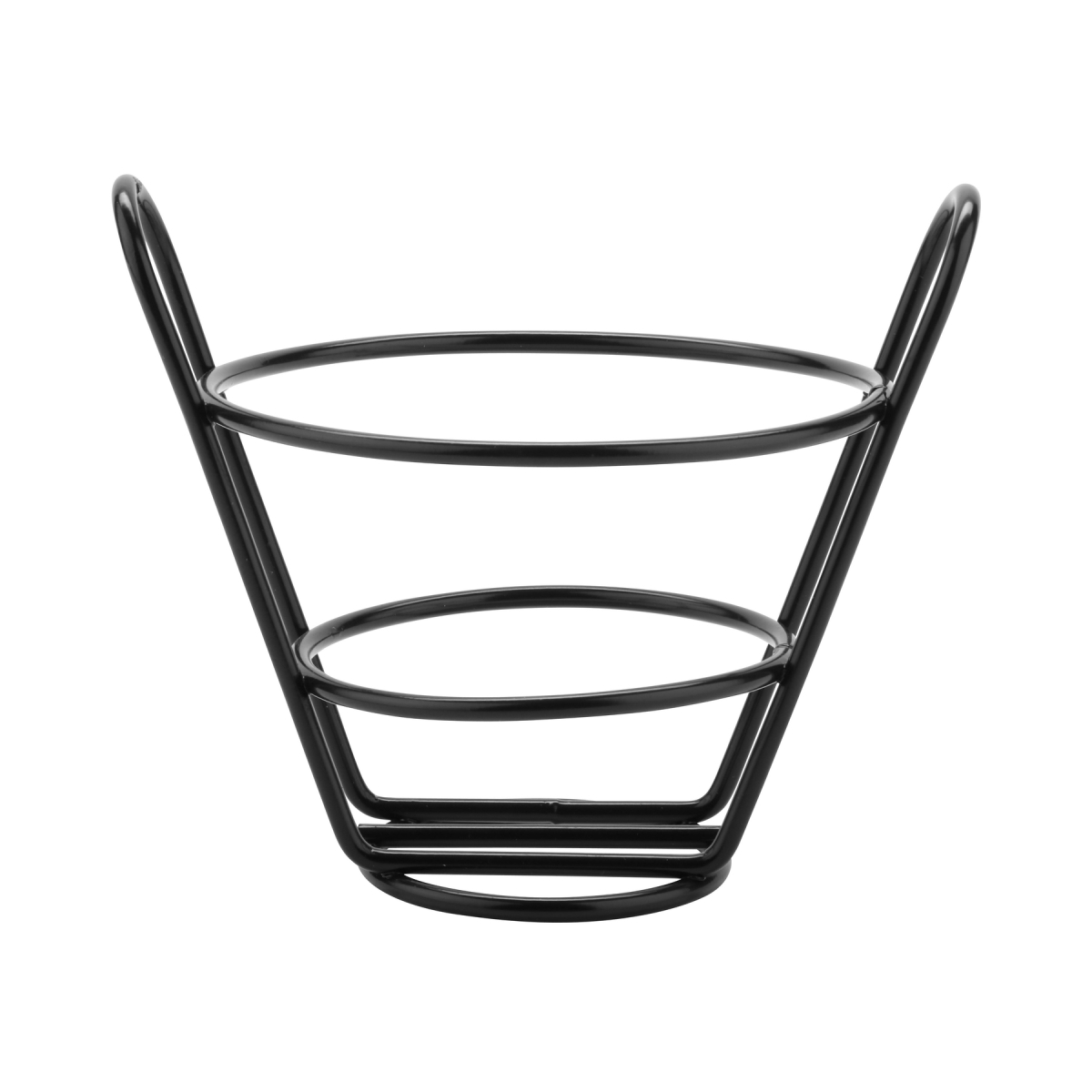 Picture of Winco 4-33778 4.5 in. Round Bucket Basket, 3 in. Tall - Black - Each 12