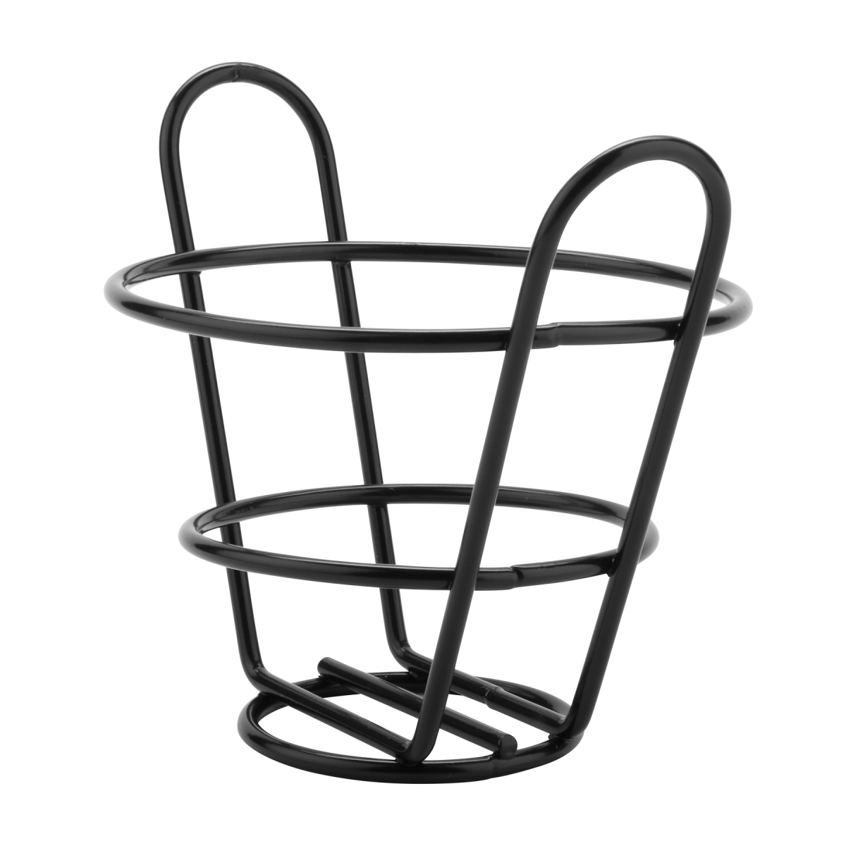 Picture of Winco 4-33778 4.5 in. Round Bucket Basket, 3 in. Tall - Black - Each 12