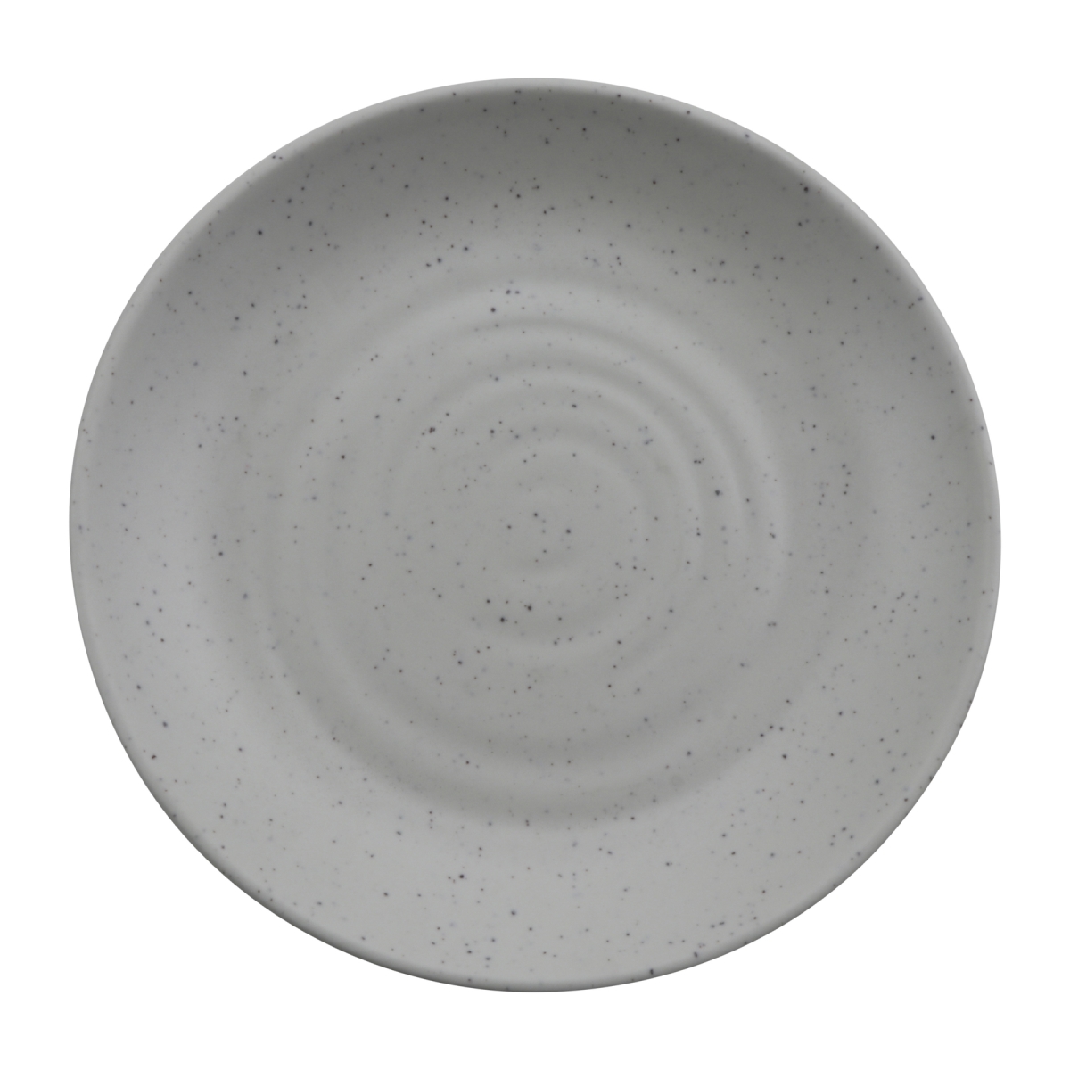 Picture of Winco INF201 8.3 in. Infuse Stone Grey Round Melamine Plate - Medium - 8.3 x 8.3 x 1.1 in. - G.E.T, Cheforward - Each 40