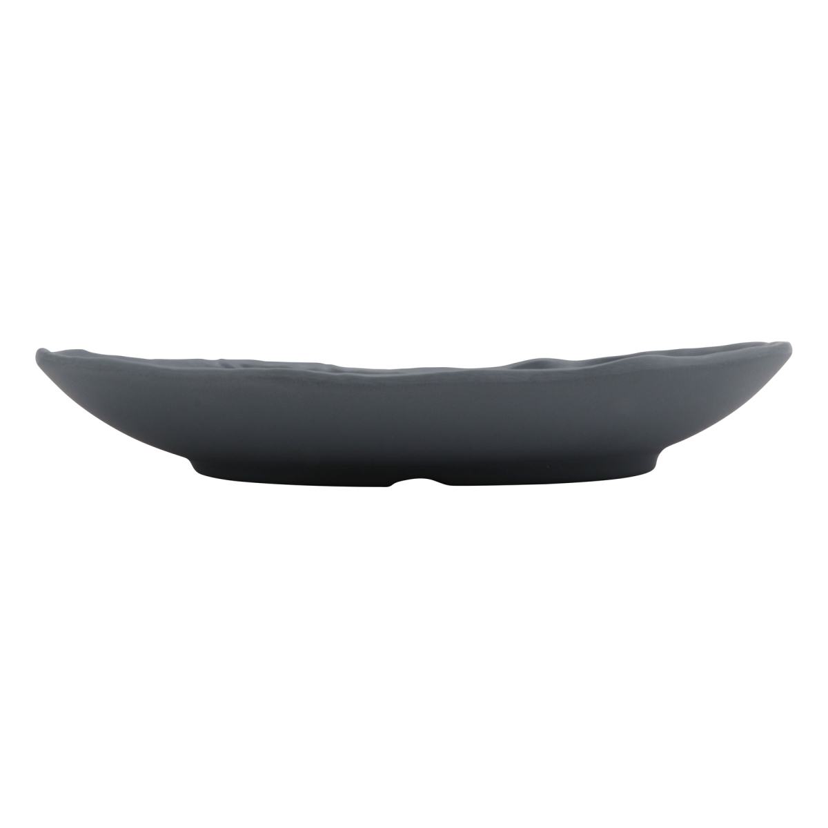 Picture of Winco 15005081005 9.1 in. Endure Weathered Onyx Oval Melamine Plate - Small - 9.1 x 5.5 x 1.6 in. - G.E.T, Cheforward - Each 24