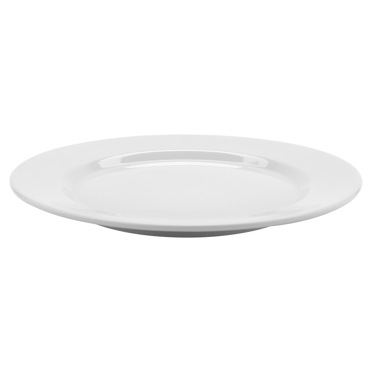 Picture of Winco PA1101922724 11 in. Bright White Porcelain Plate, Corona Elegance - 2 Dozen
