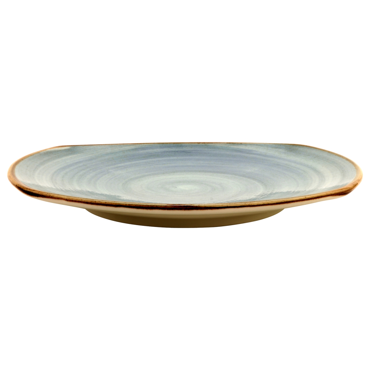 Picture of Winco PP1604722912 12 in. Blue Porcelain Plate, Corona Blue Artisan - 1 Dozen