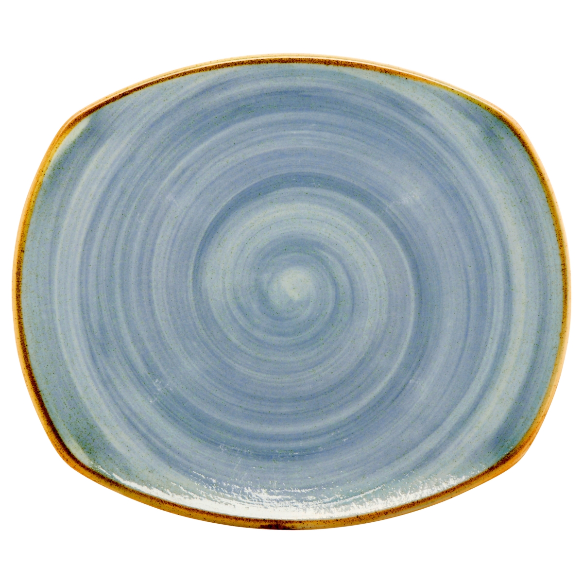 Picture of Winco PP1604722912 12 in. Blue Porcelain Plate, Corona Blue Artisan - 1 Dozen