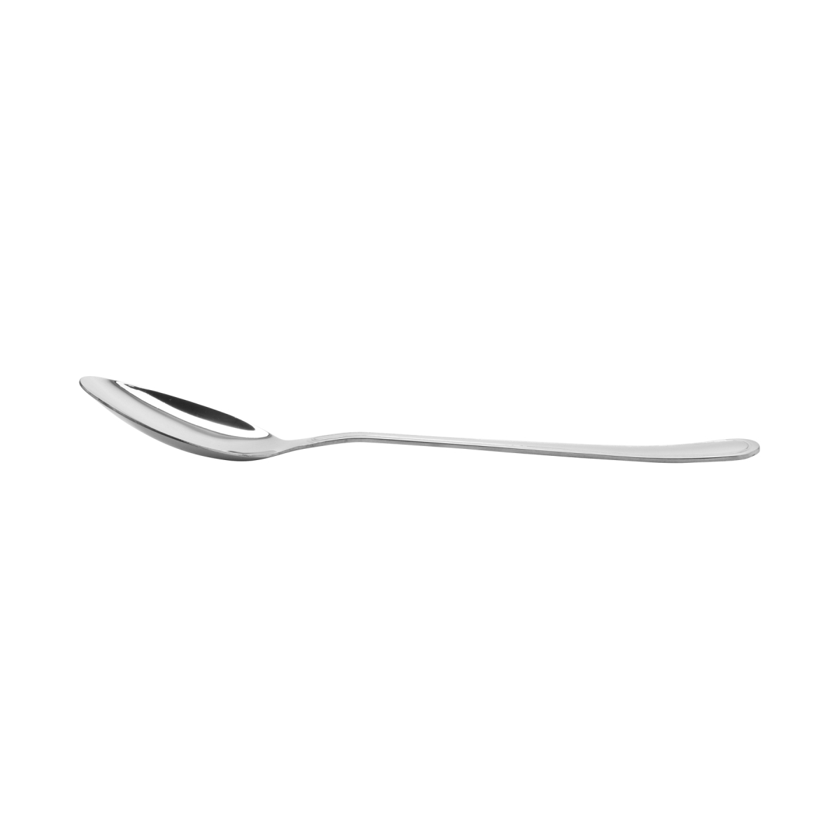 Picture of Winco BSRIM-01 12 in. Stainless Steel Solid Spoon with Mirror Finish - Each 12