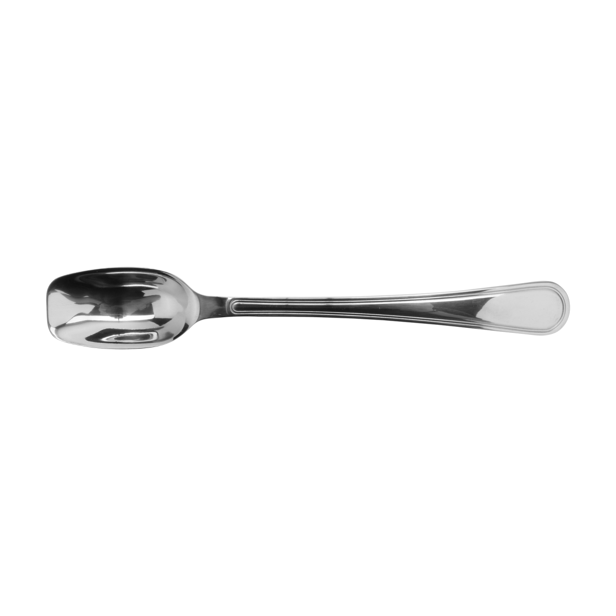 Picture of Winco BSRIM-04 0.75 oz, 9.25 in. Stainless Steel Scoop Spoon with Mirror Finish - Each 12