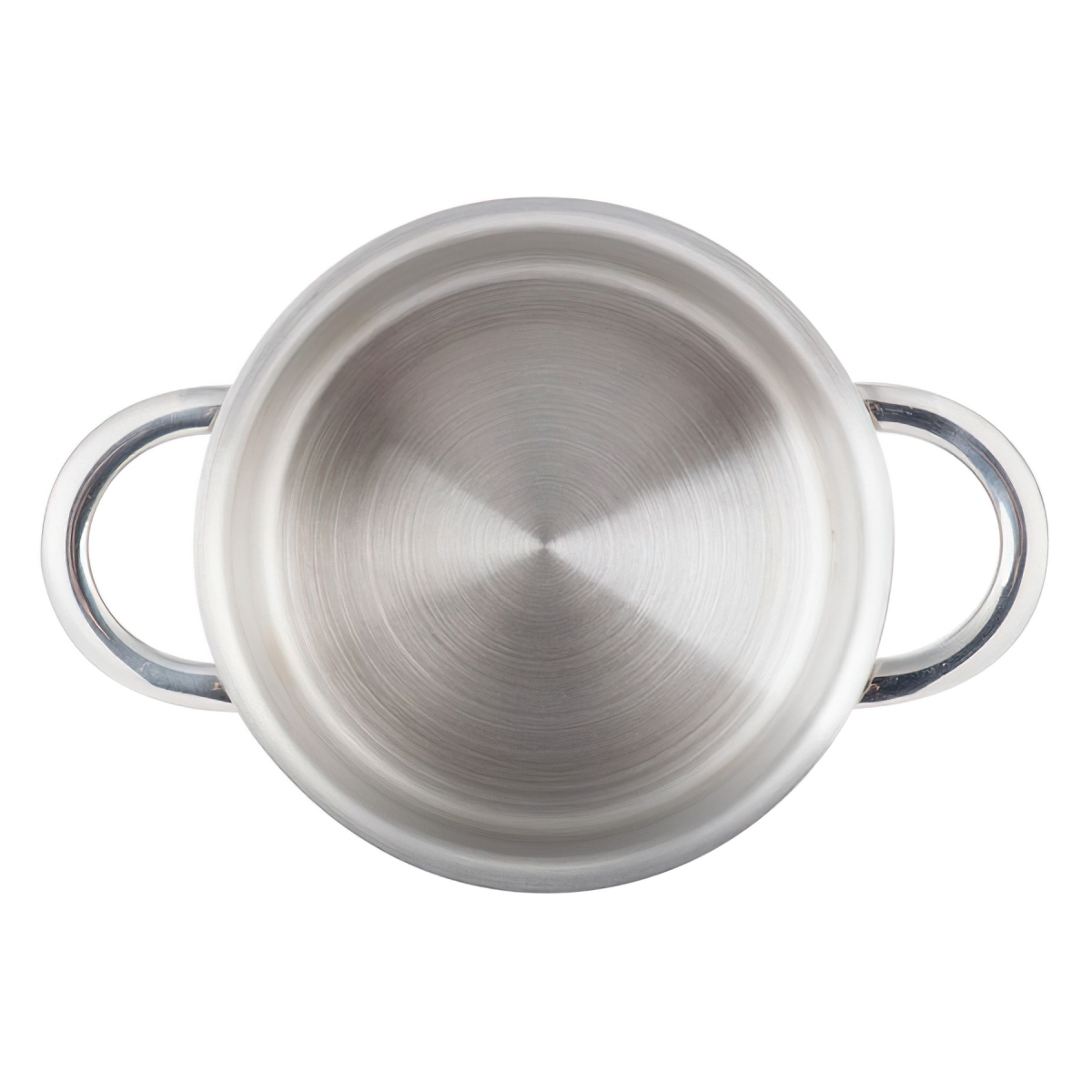 Picture of Winco 4-80555 14 oz, 4.4 in. Mini Bistro Pot with Lid, 2.5 in. Tall, Mirror Finish - Stainless Steel - Each 12