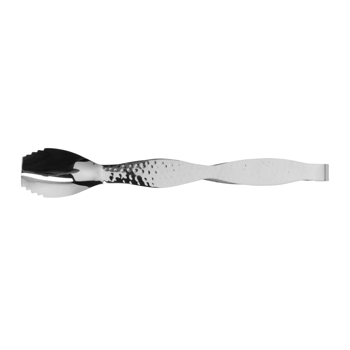 Picture of Winco BSPD-22 9 in. Stainless Steel Ice Tong with Pounded Finish - Each 12