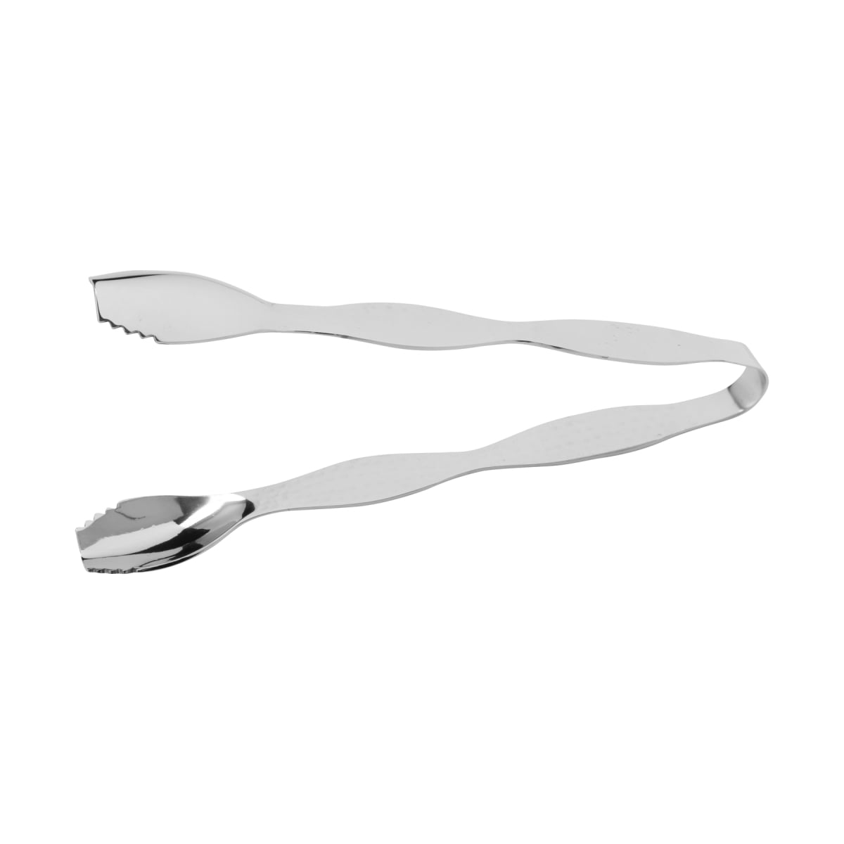 Picture of Winco BSPD-22 9 in. Stainless Steel Ice Tong with Pounded Finish - Each 12