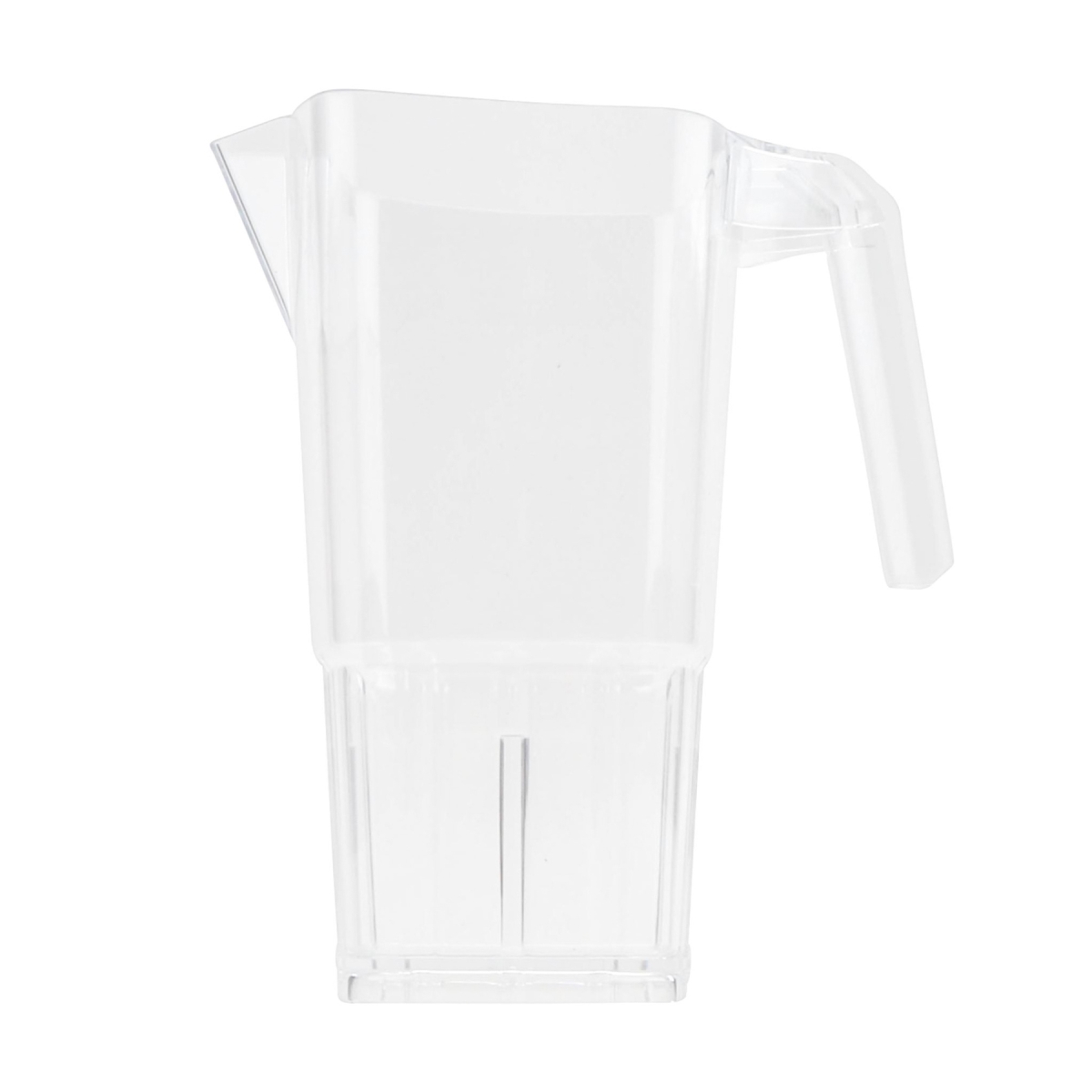 Picture of Winco BP-33-CL 33 oz Clear San Plastic Stackable Pitcher 7 x 3.63 x 8 in. G.E.T, Pitchers & Decanters - 1 Dozen