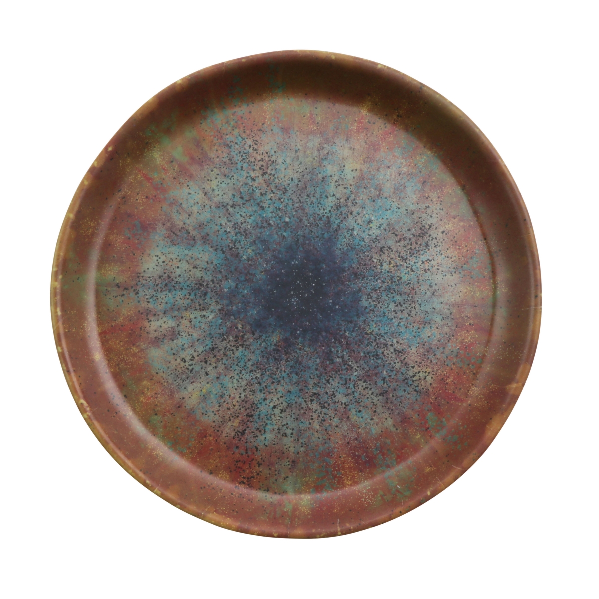 Picture of Winco 20009-CAI 8 in. Savor Clay Azula Iris Round Melamine Plate, 8 x 8 x 0.875 in. - G.E.T, Cheforward - Each 12