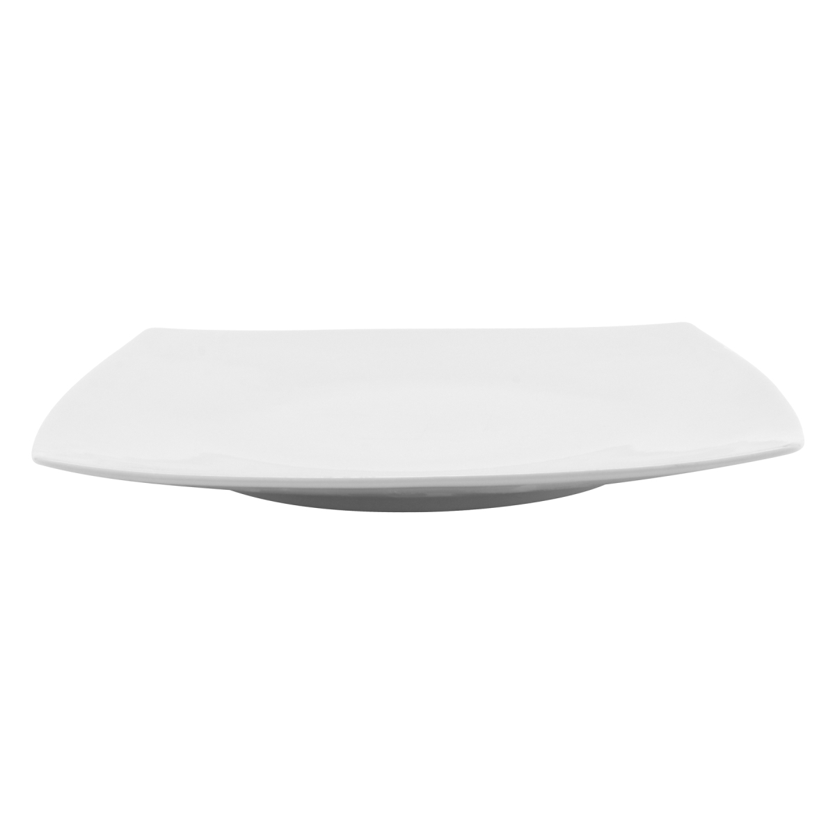 Picture of Winco PA1101912812 10.63 x 10.63 in. Bright White Porcelain Plate, Corona Asia - 1 Dozen