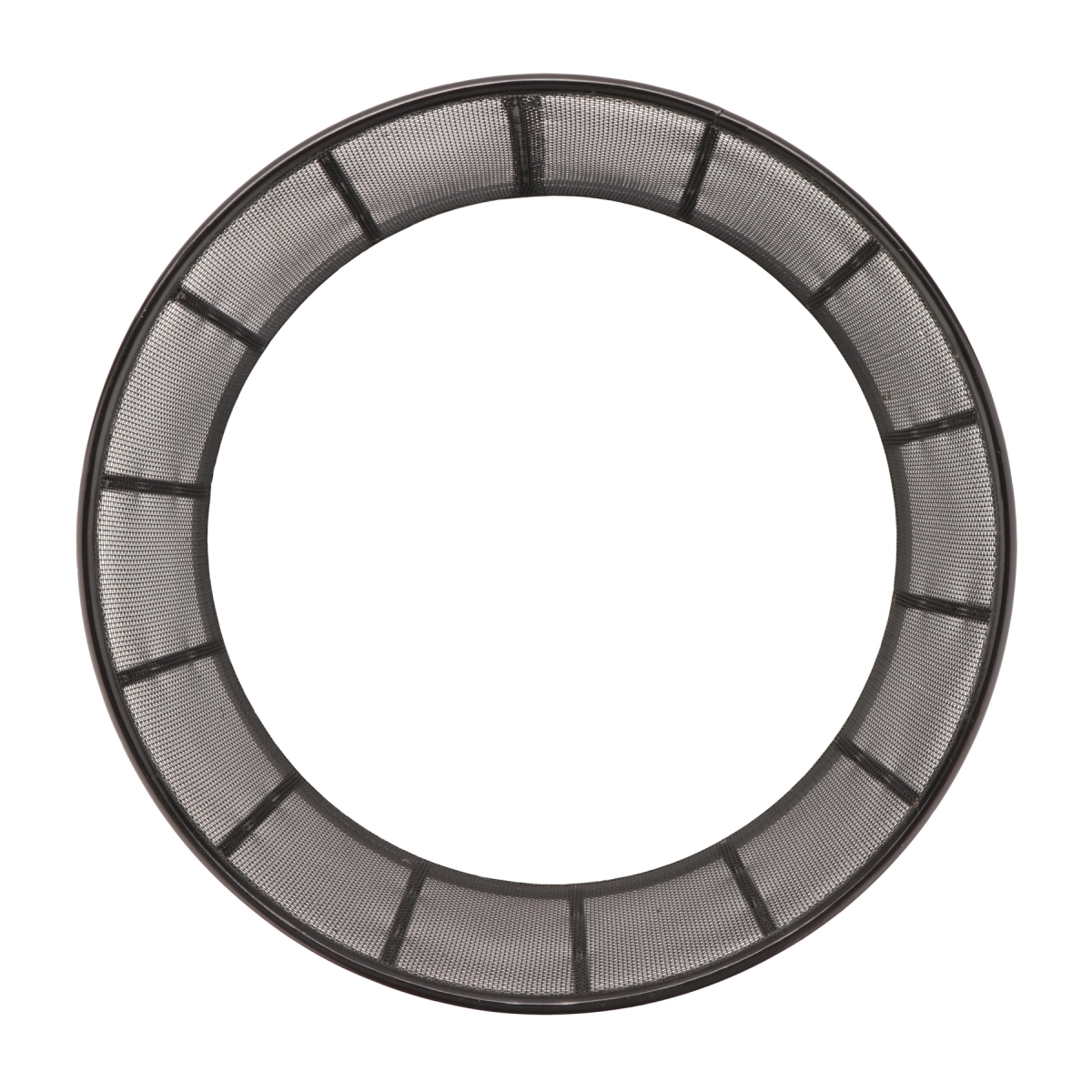 Picture of Winco IRSFB-100 14 in. Black Round Mesh Fence Riser, 6 in. Tall