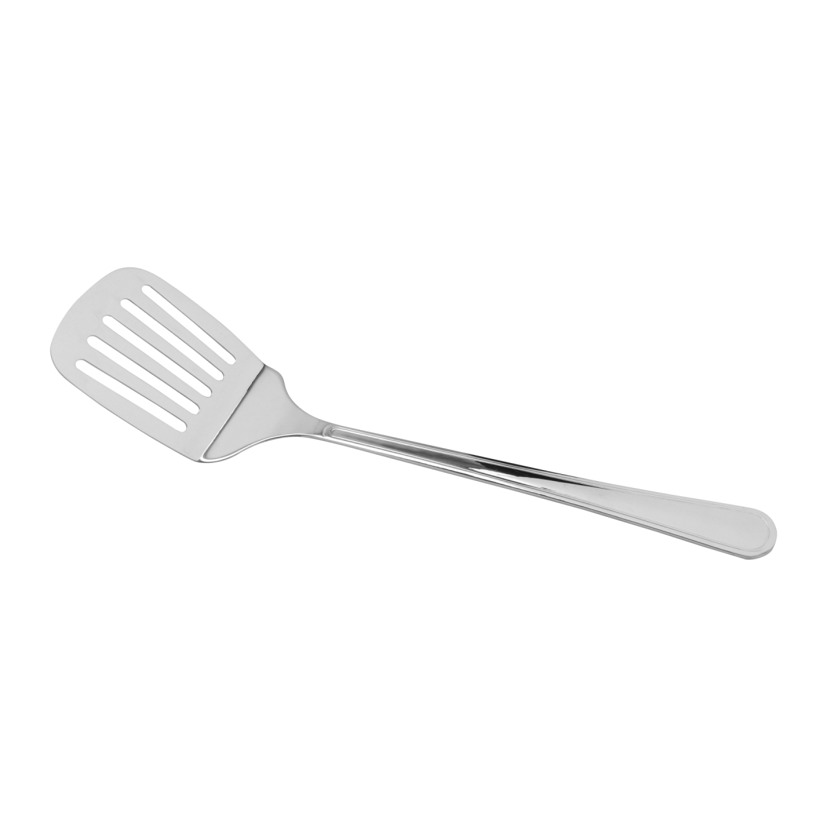 Picture of Winco BSRIM-15 13 in. Stainless Steel Slotted Spatula & Turner with Mirror Finish - Each 12
