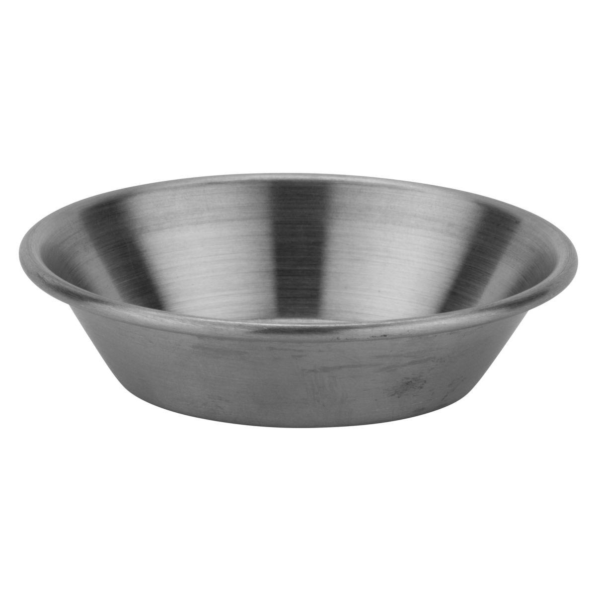 Picture of Winco 4-84105 1.5 oz Condiment Cup, 2.75 in. Dia., 0.625 in. Tall - Stainless Steel - Each 48