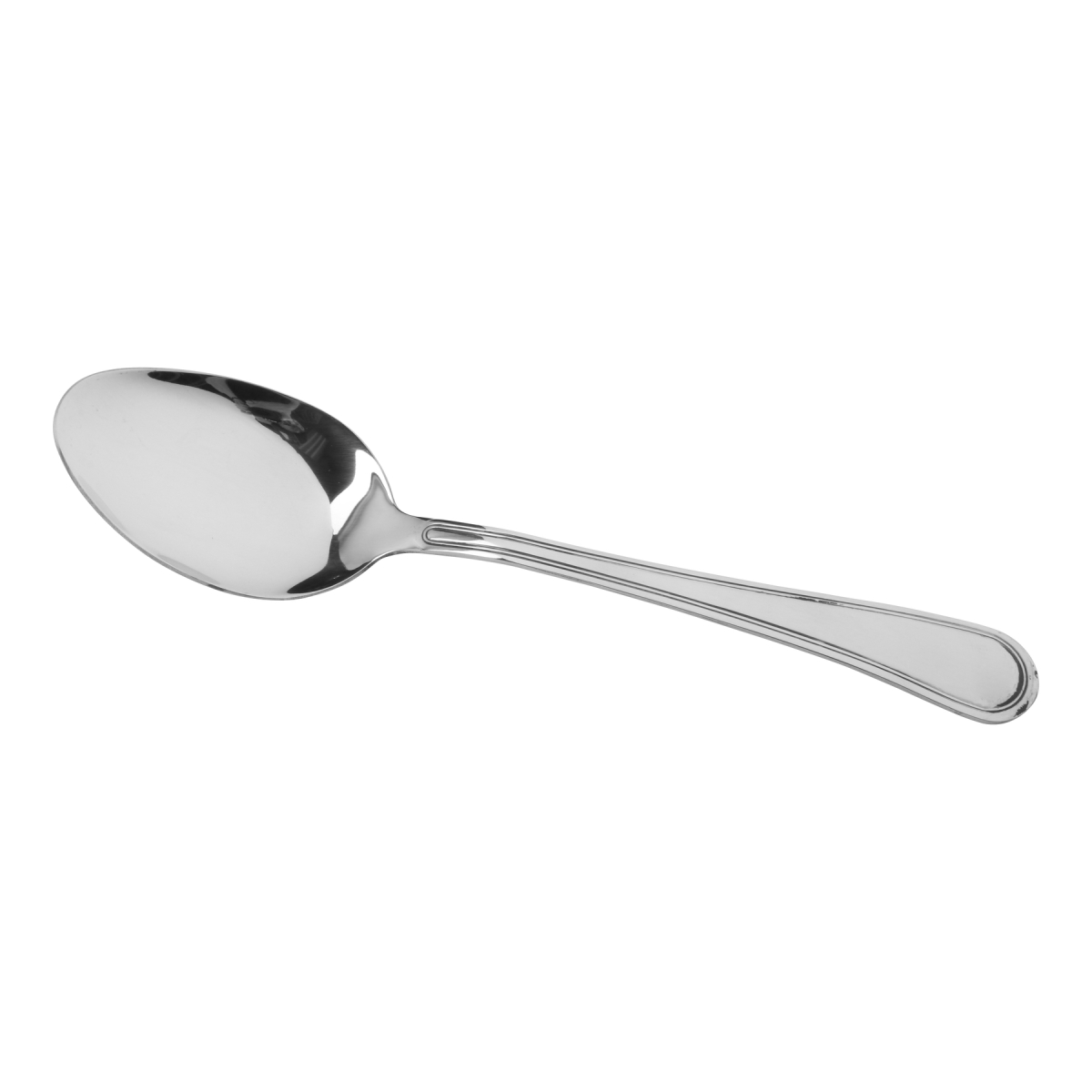 Picture of Winco BSRIM-03 10 in. Stainless Steel Solid Spoon with Mirror Finish - Each 12